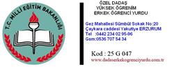 Özel Dadaş Yüksek Öğrenim Erkek Öğrenci Yurdu - Erzurum
